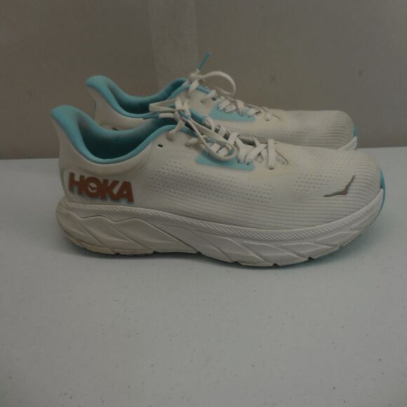 HOKA Arahi 7 Women’s Running Shoes 10.5 D - Frost/Rose Gold 1147890 FTRS - Picture 2 of 8